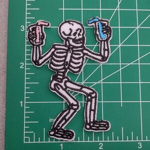 2/$10 Skeleton Patch with Colorful Details